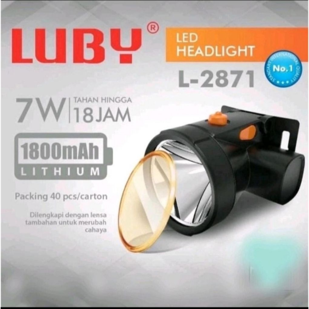 Luby Senter Kepala Luby LED Headlight L-2871