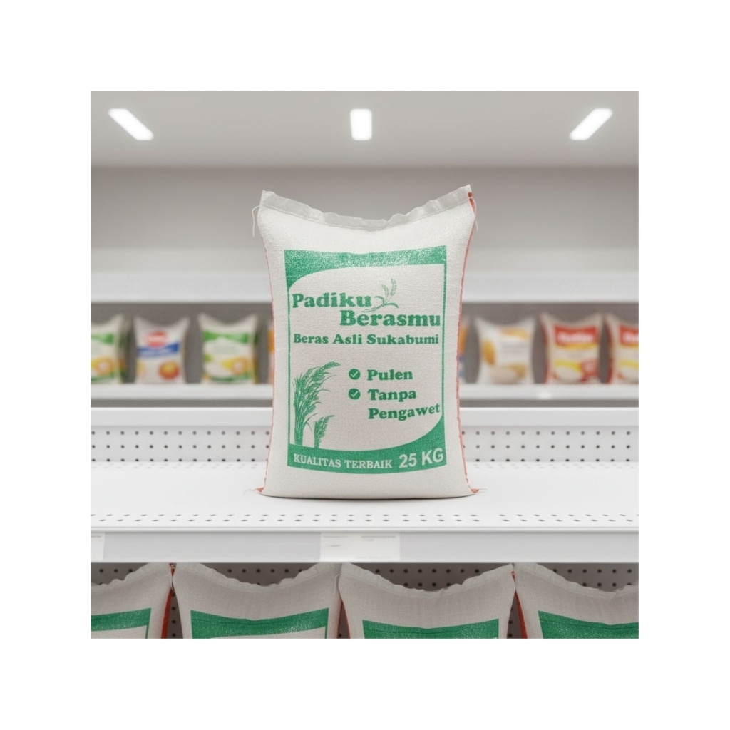 Beras Premium Long Grain Crystal Padiku Berasmu - 25 Kg