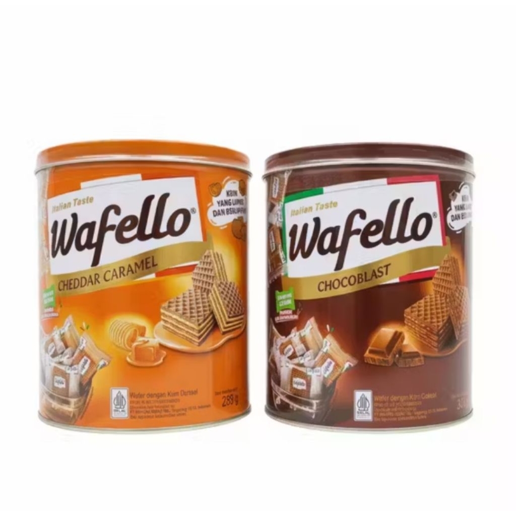 ROMA Wafello Chocoblast Butter Caramel Cheddar Cheese 228gram kue lebaran kue kering parcel lebaran 