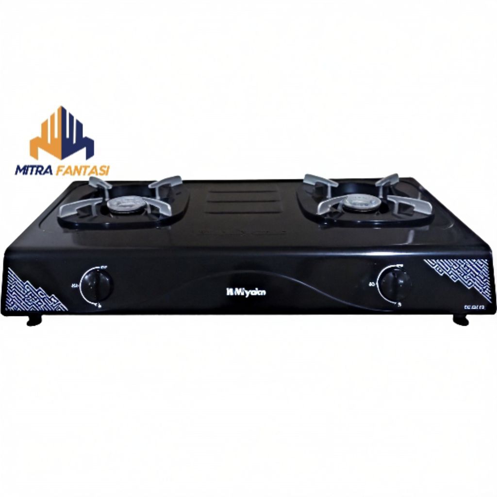 MIYAKO Kompor Gas KG202CE 2 Tungku Eco Burner Tekanan Rendah KG 202 CE KG202 202CE