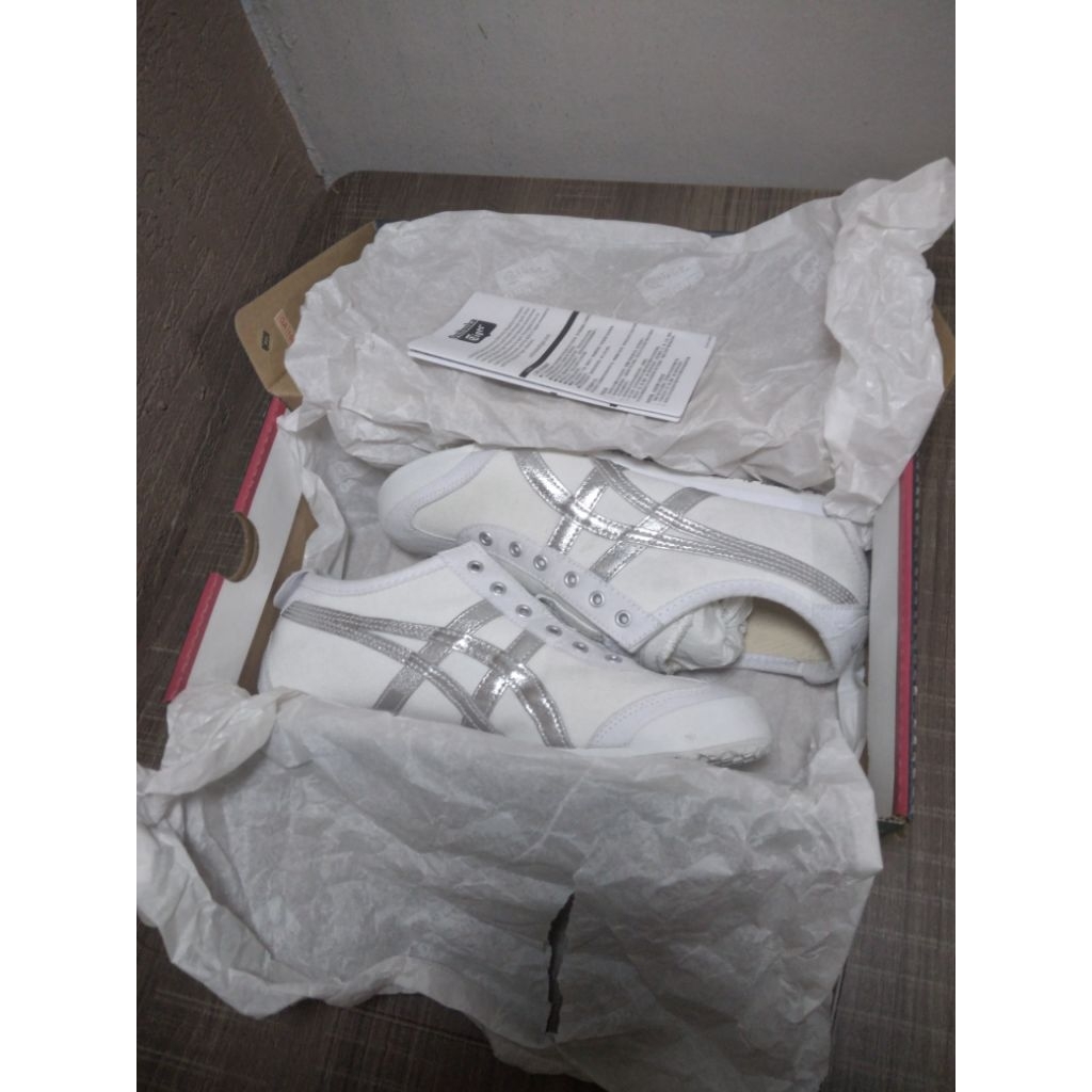 Onitsuka Tiger Mexico Slip On White Silver - ORIGINAL