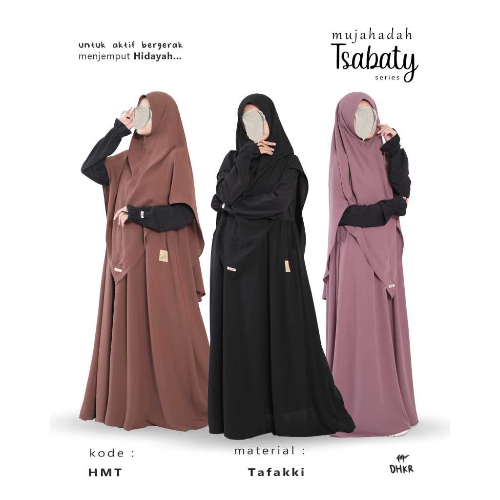 Gamis Syari Terbaru Hitam Wanita Remaja Jumbo Polos Kekinian Dewasa Dhikr