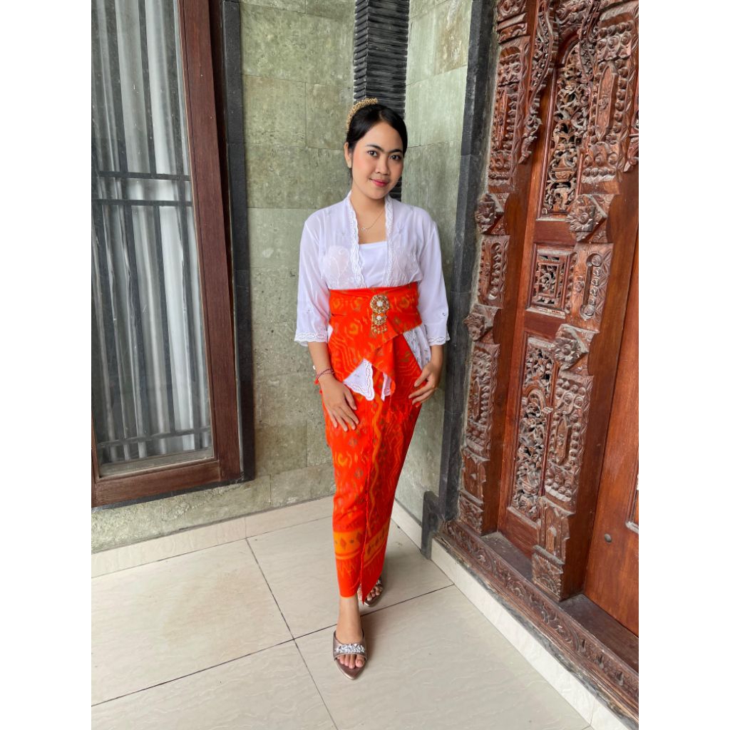 Kamen Endek Semi Mastuli Lasem Set Selendang I tidak termasuk kebaya