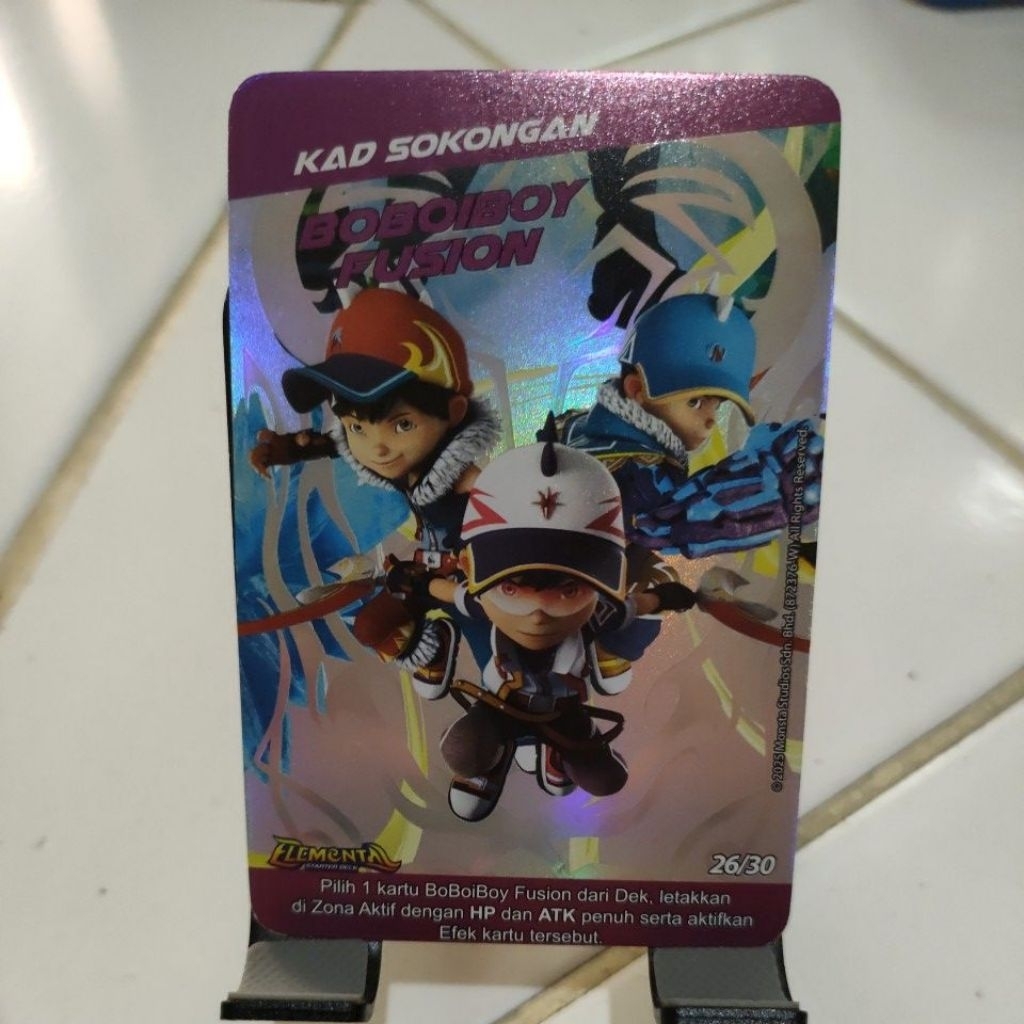 Monsta Galaxy Card Pek Elemental Kartu BoBoiBoy Fusion Limited Edition!