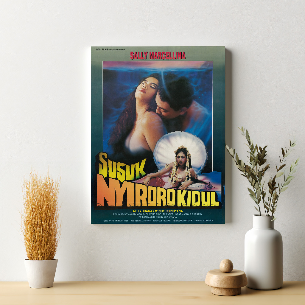 Poster Film Jadul Nyi Roro Kidul 1993 Dekorasi Hiasan Dinding