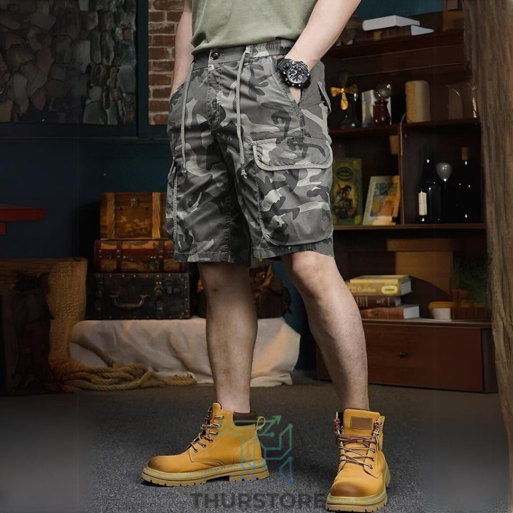 CELANA PENDEK CARGO LORENG PRIA WANITA