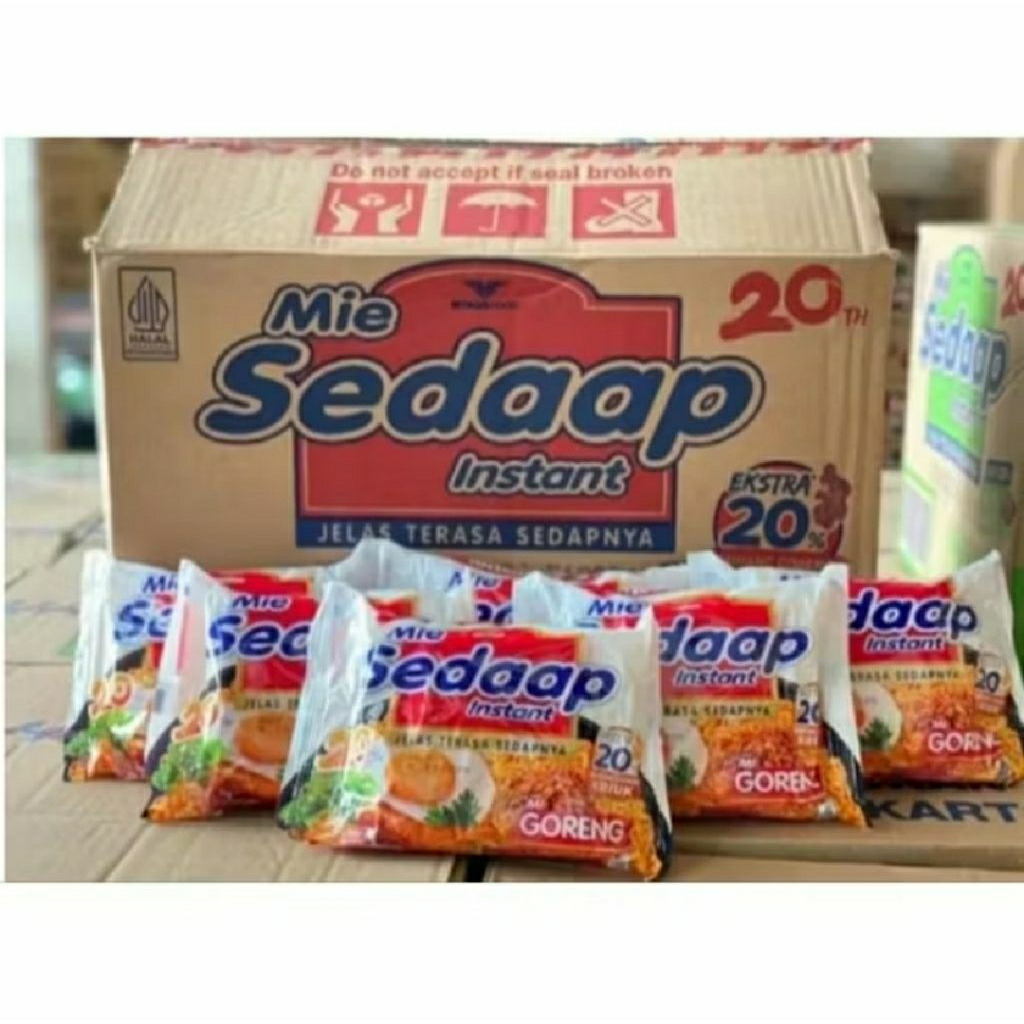 mie goreng sedap 1 dus isi 40 pcs/mie sedap goreng 1 dus murah harga grosir
