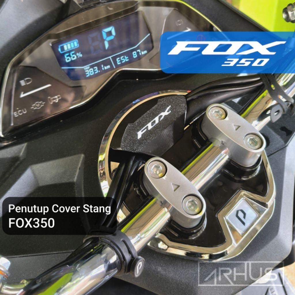 Cover Stang FOX 350, Penutup Lubang Kabel Stang, Motor Listrik Polytron FOX 350