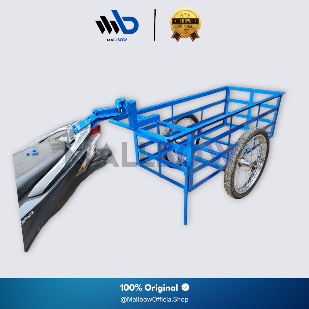 Mallbow | Crane Barrow / Tow Cart / Gerobak Derek / Gerobak Angkut / Gerobak Gandeng Motor Rangka Be