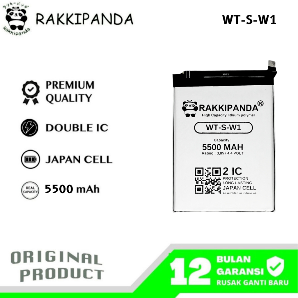 RakkiPanda - WT-S-W1 Samsung A14 5G / A04E / A22 5G Batre Batrai Baterai