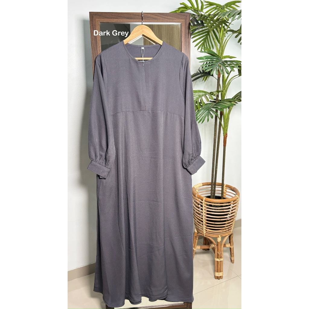 GAMIS SAFIYA - DRESS POLOS SIMPLE ELEGAN
