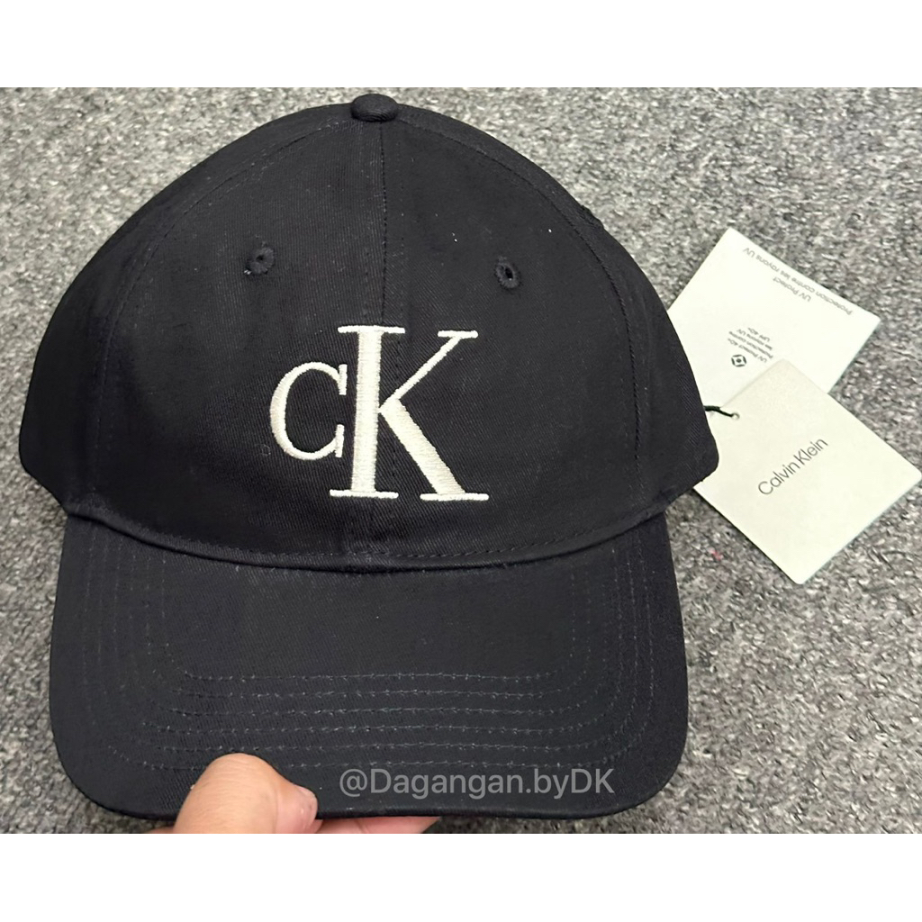Topi Calvin Klein 3D Logo Cap Original 100% Full Hitam