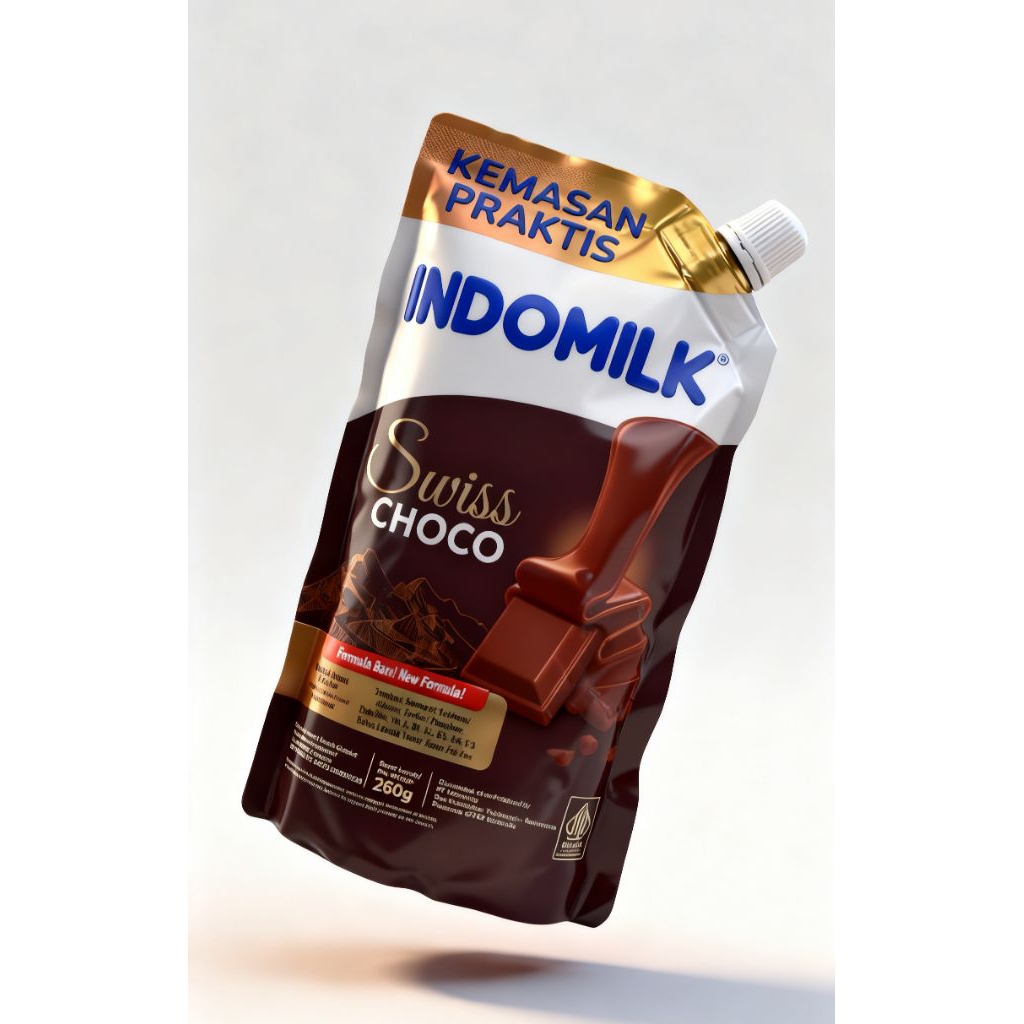 INDOMILK SKM COKLAT 260gr POUCH