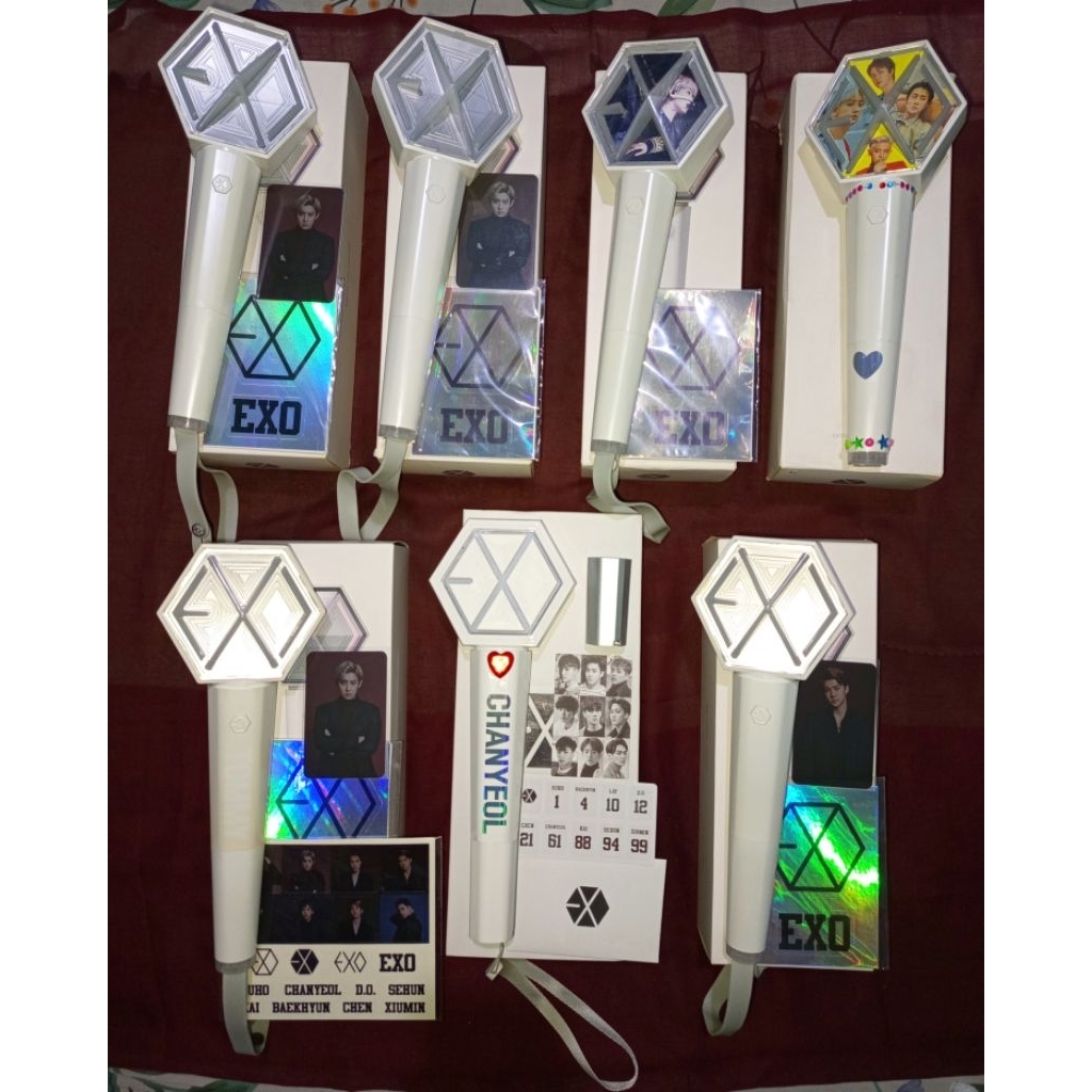 [READY STOCK] Official Lightstick EXO Ver 3 & Ver 2 Eribong LS Lighstick EXO V2 V3