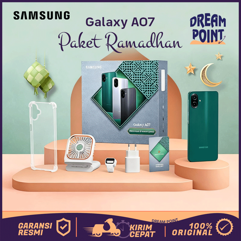 Samsung A07 8/256GB HP Murah Original 100% Handphone Android 1 Jutaan Garansi