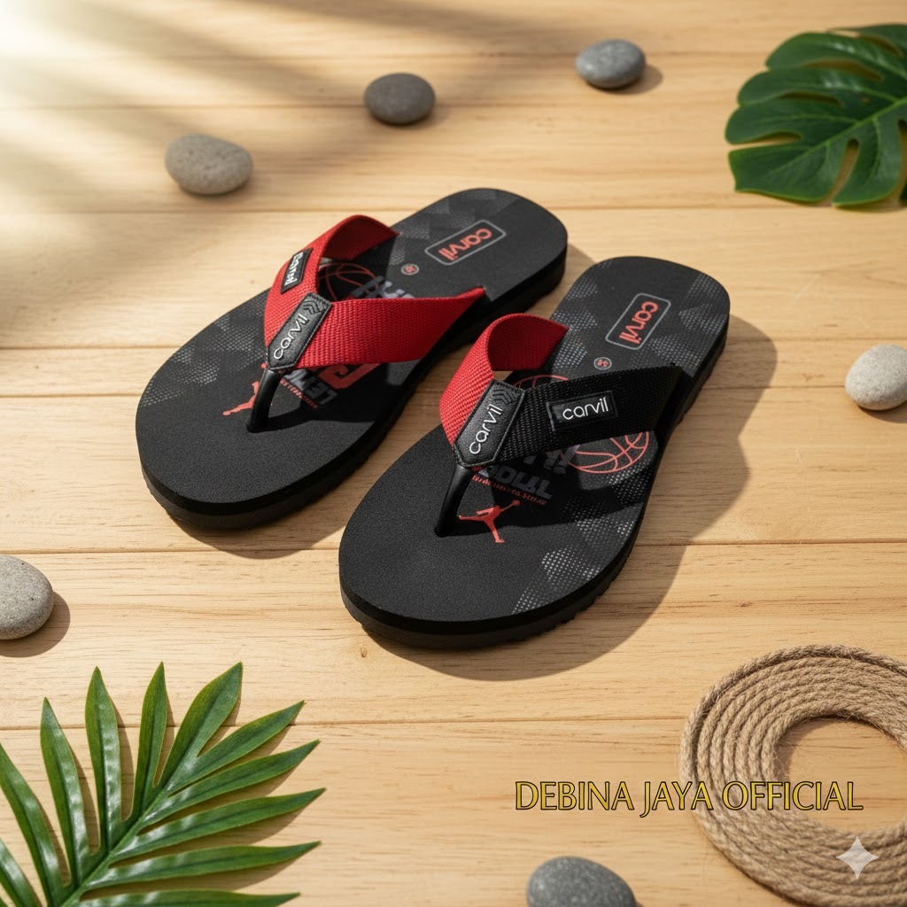 Debina jaya Official – Sandal Japit Anak No. 32-37 – Sandal Carvil Japit Anak – Sangat Nyaman Untuk 
