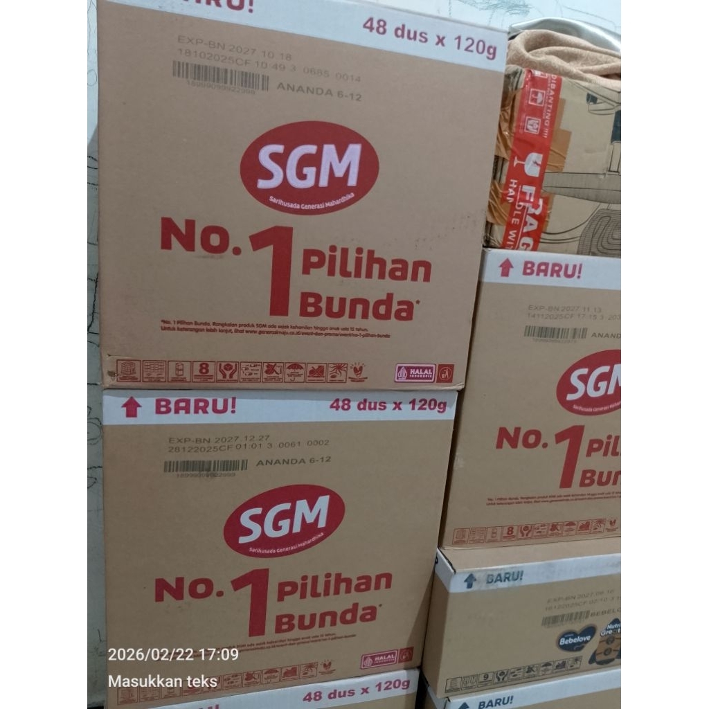 SGM 06/612 120 GRAM KARTONAN ISI 48