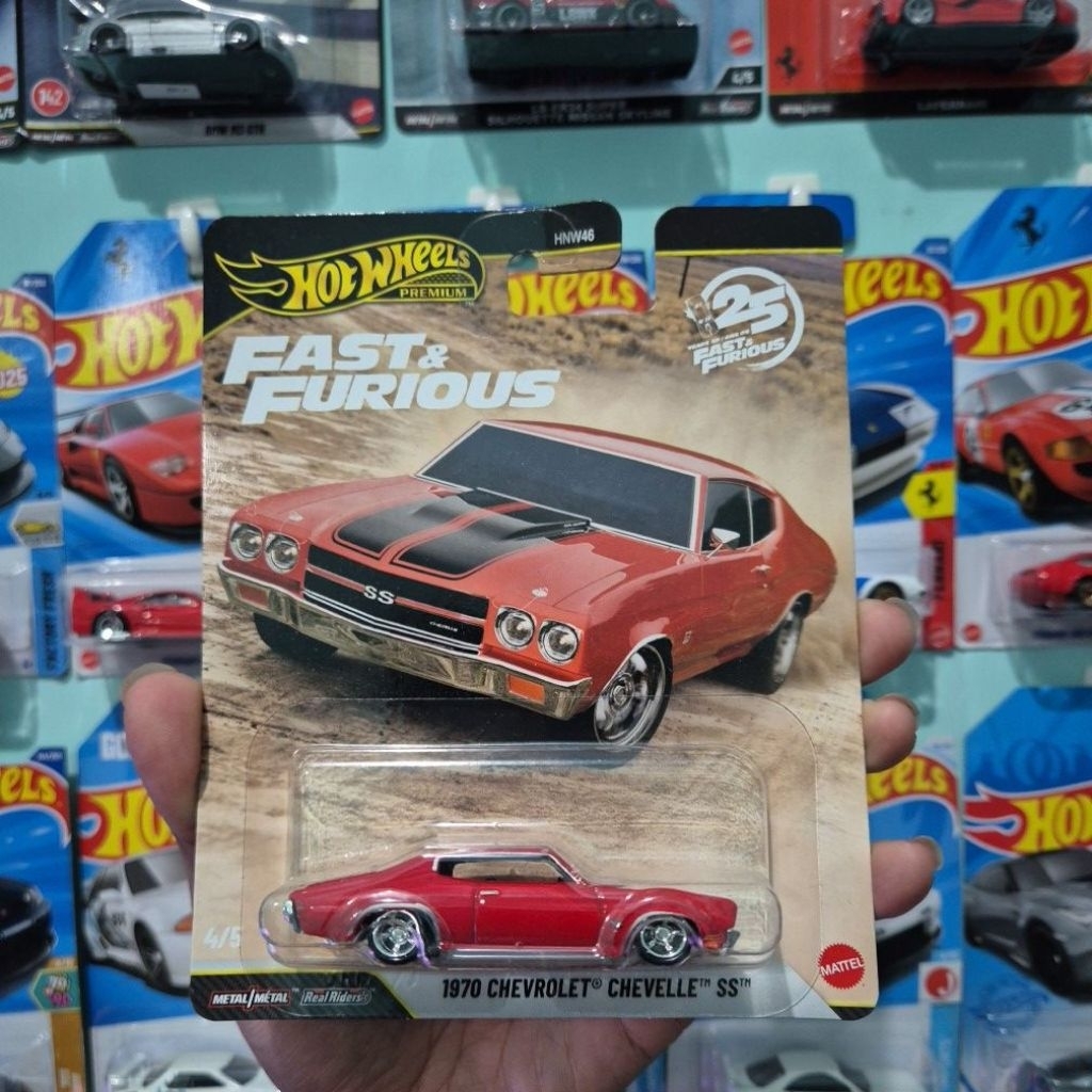 HOT WHEELS PREMIUM FAST AND FURIOUS CHEVROLET CHEVELLE SS