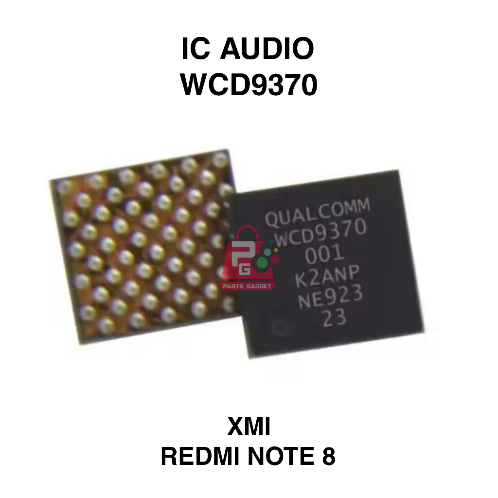 IC AUDIO WCD9370 XIAOMI REDMI NOTE 8