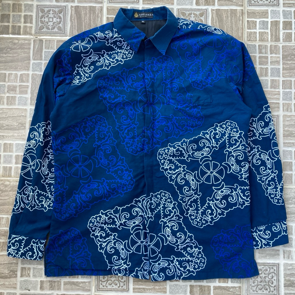 ARKANZA Batik Motif Lengan Panjang Pria