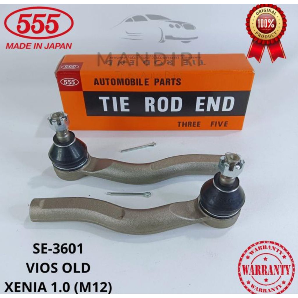 TIE ROD END TIE ROD VIOS OLD GEN 1 XENIA 1.0 1000CC ORI 555 JAPAN 1SET