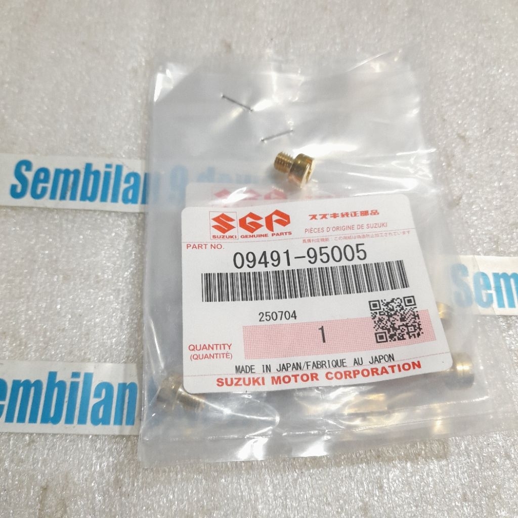 spuyer main jet karburator satria 2 tak 6 speed hiu lumba ori SGP JAPAN
