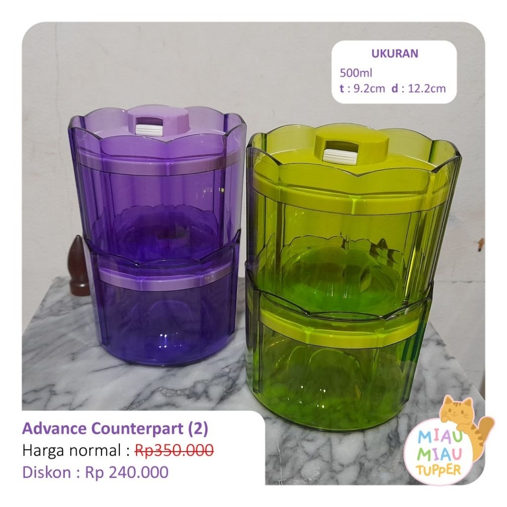 Tupperware Advance Counterpart (isi 2)