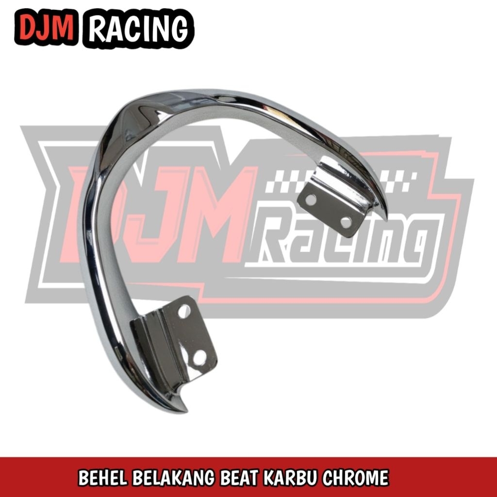 Behel Beat Karbu Chrome Begel Planger Jok Belakang Beat Karbu Lama