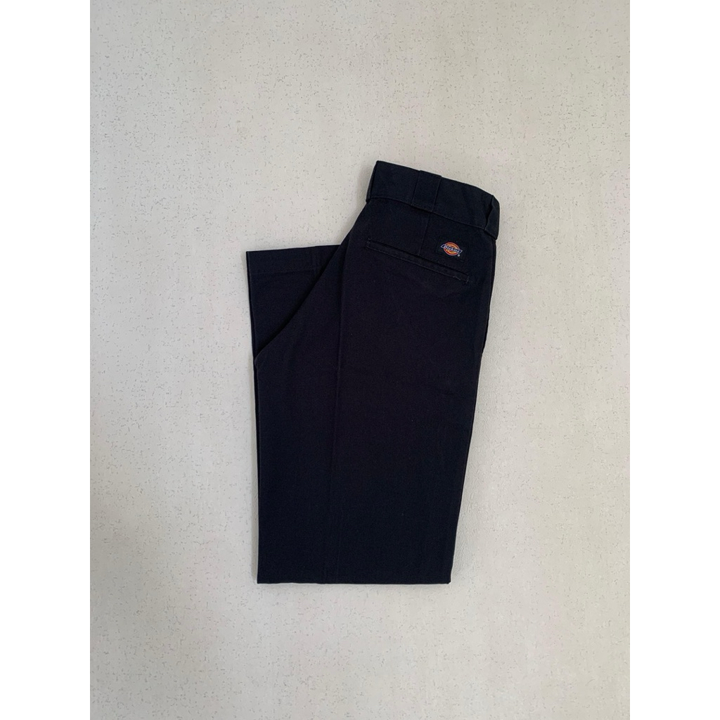 DICKIES - 874 ORIGINAL FIT WORK PANTS BLACK SIZE 28