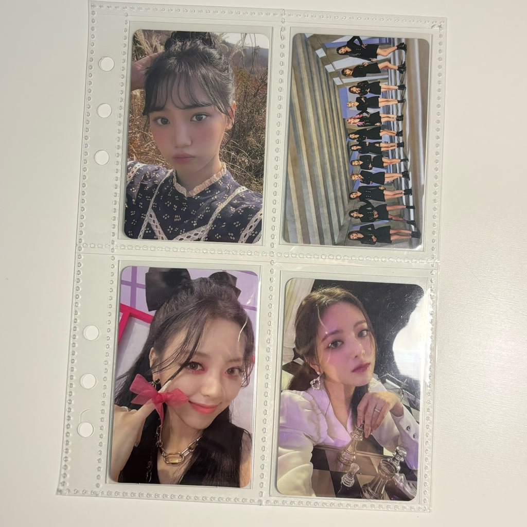 wts want to sell photocard postcard kpop official (chaewon izonr ilalang, yuna itzy loco pita checkm