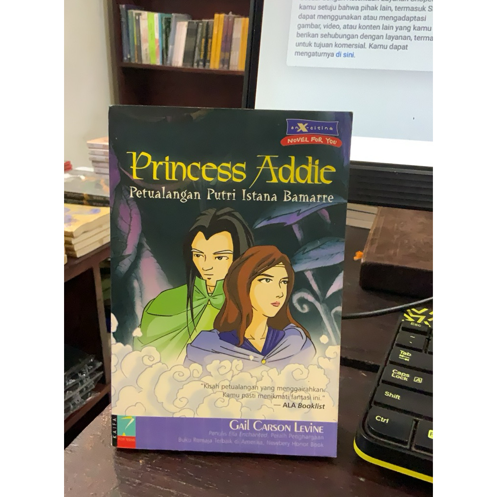 Nove Remaja Princess Adjie Petualangan Putri Istana Bamarre - Gail Carson Levine