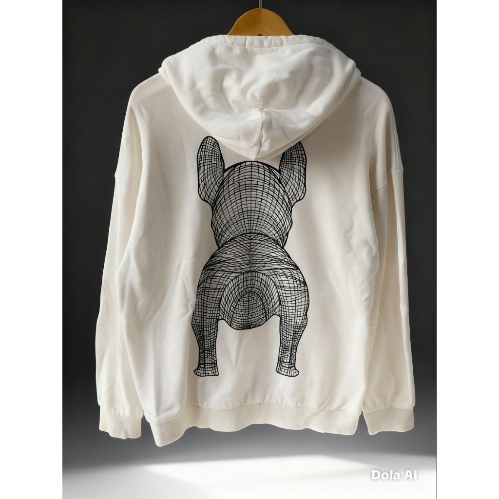 New hoodie life work unisex full tag white COD