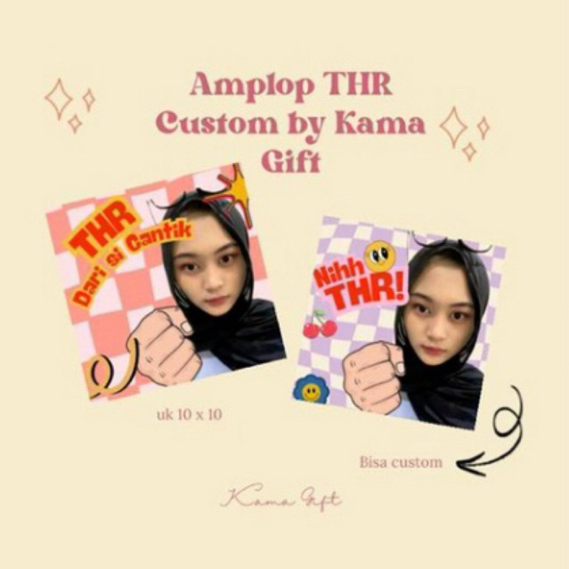 Amplop Lebaran Custom Wajah 2026 / Amplop Lebaran 1447H / Amplop Custom / Amplop Lebaran Custom