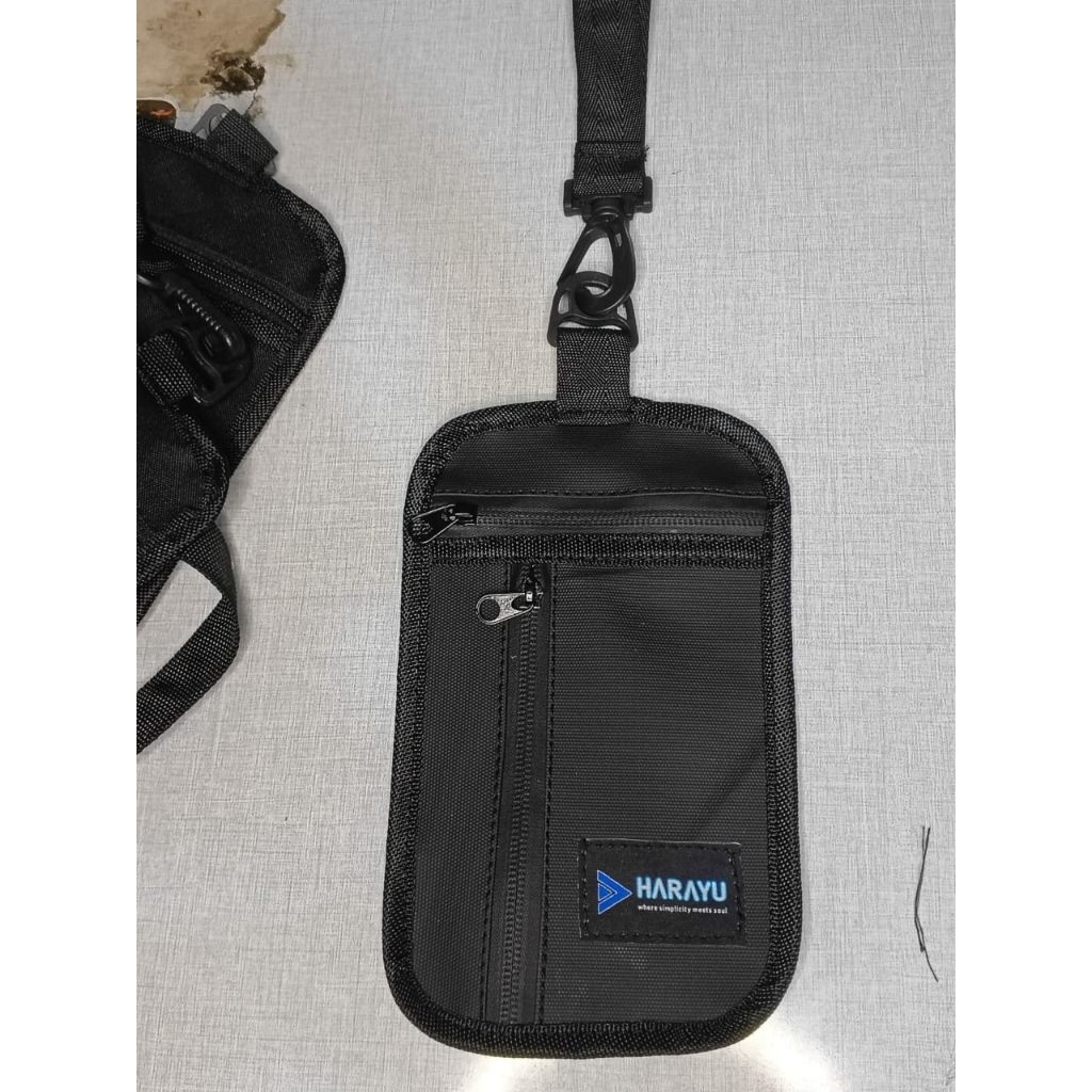 Tas Hp Dan Dompet Gantung Leher Evo Harayu Waterproof Touchscreen Pria Wanita