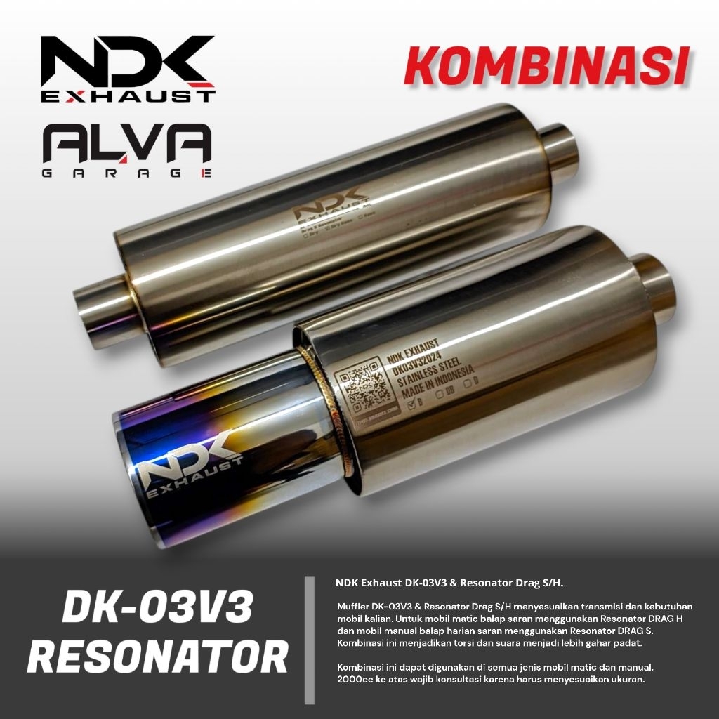 KNALPOT BRIO FULL SYSTEM NDK BASS HARIAN KNALPOT MOBIL RACING BRIO MERK NDK EXHAUST