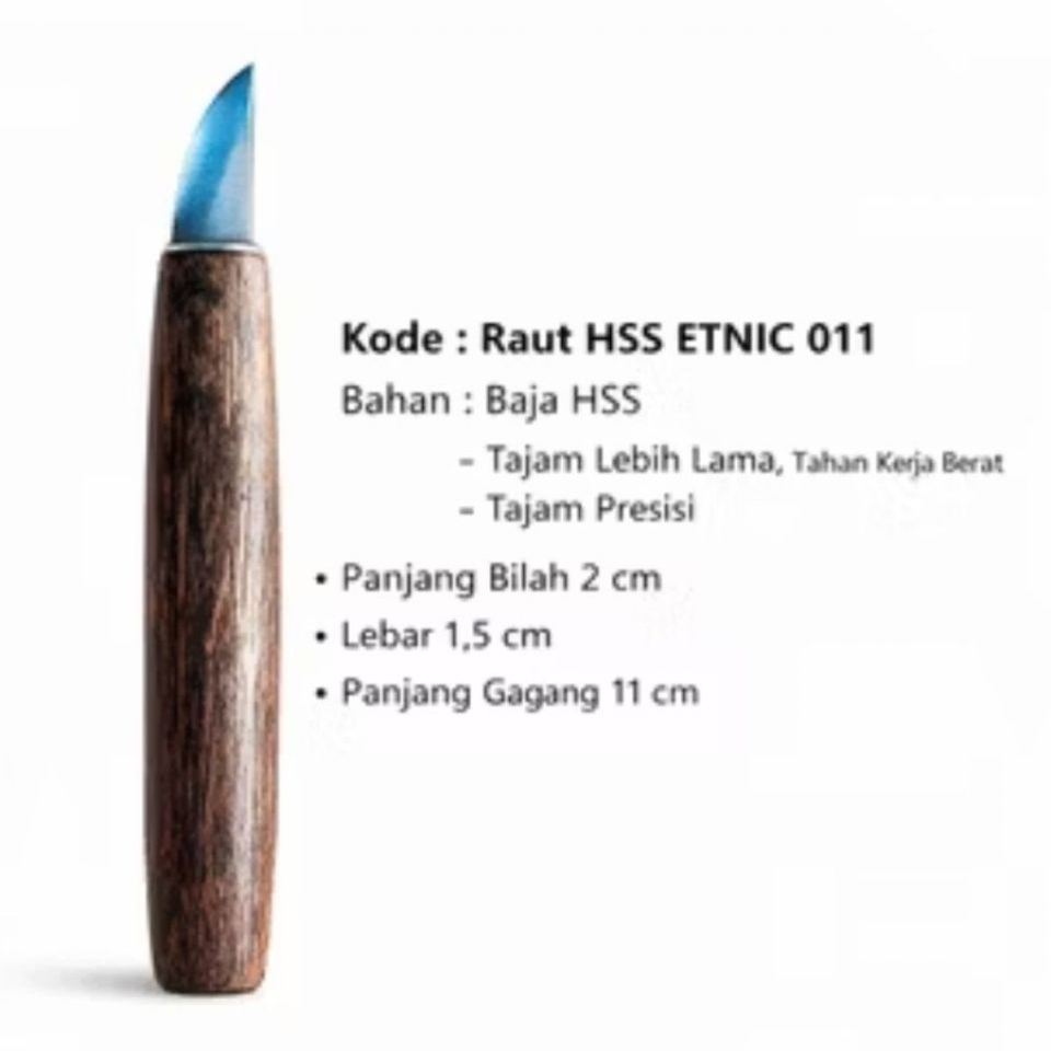 ETNIC 011 Pisau Okulasi Bonsai dan Pisau Serut Bambu dan Jalu Ayam Aduan terbuat dari bahan Baja HSS