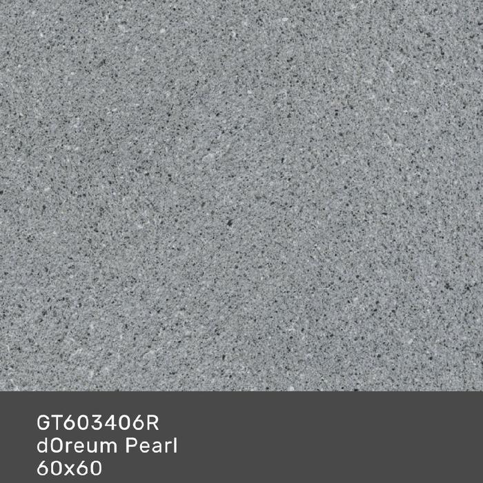 Roman Granit GT609196 Putih polos Mengkilap 60x60