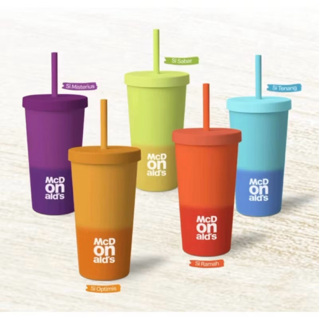 Aneka Merchandise McD McDonald McDonalds McDonald's Original Limited Edition Color Changing Tumbler 