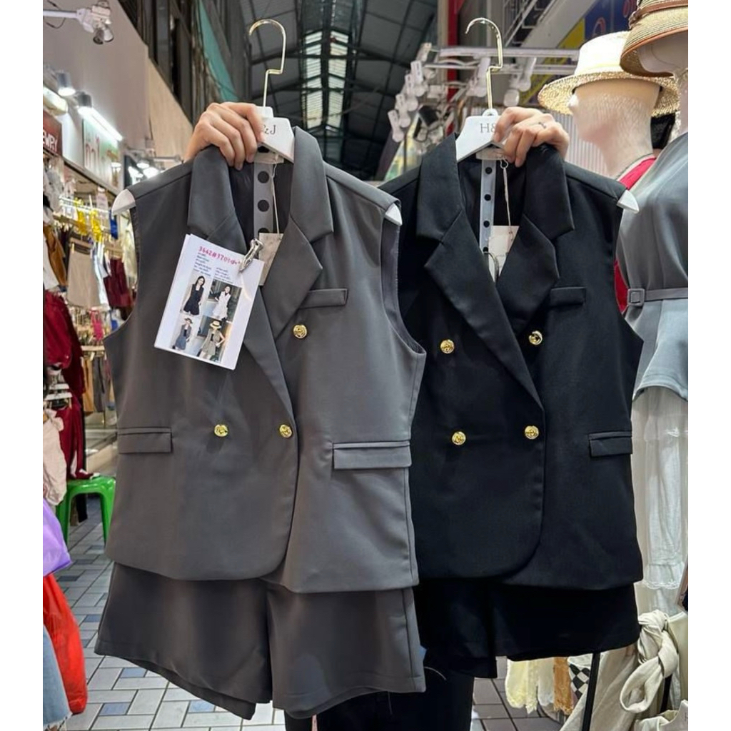 [ vinika.bkk ] set kancing h&j original bkk readystock