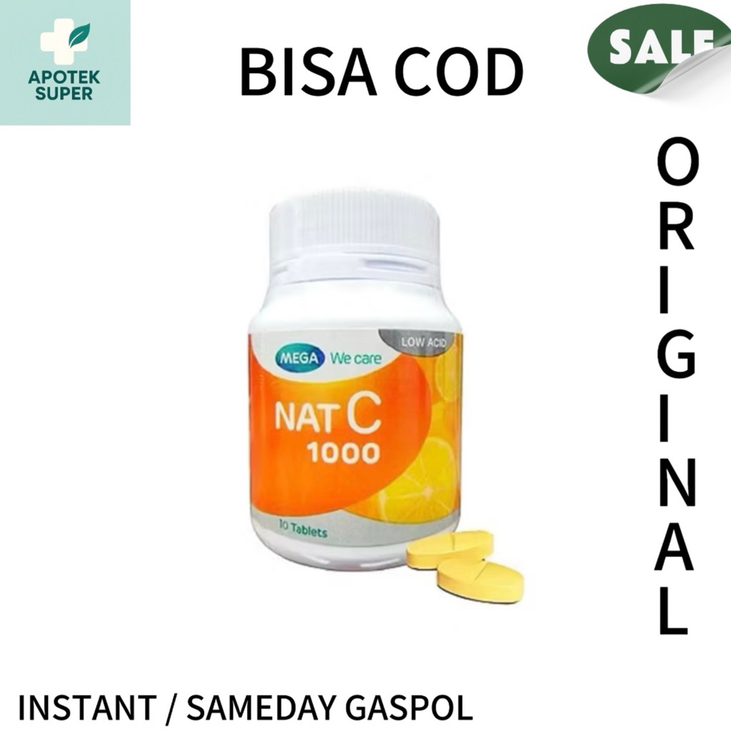 Nat C 1000 MG Isi 10 Tablet Vitamin Suplemen