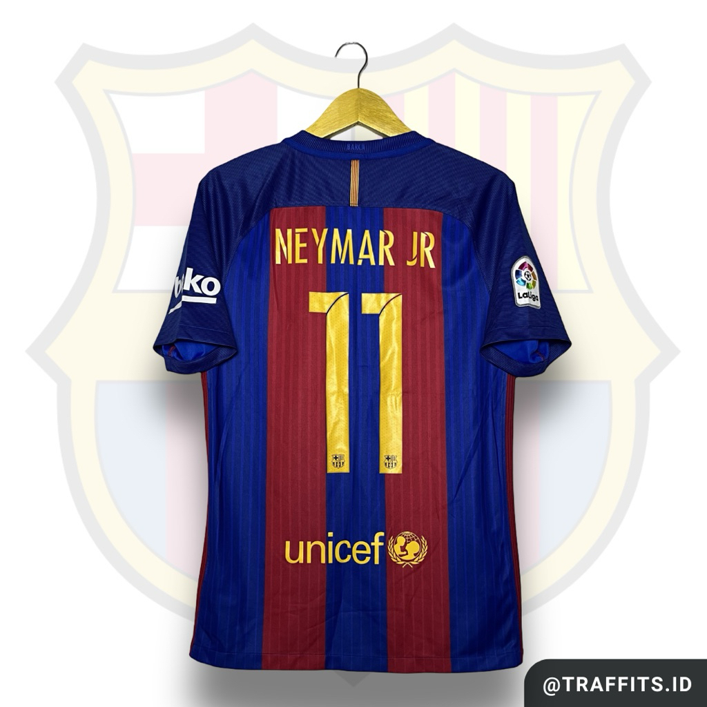 Jersey Barcelona Home 16/17 Neymar Junior Original Size S