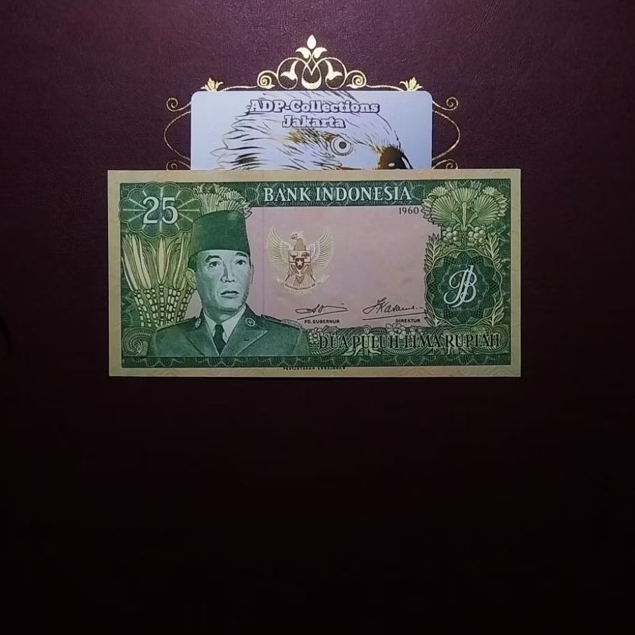 Uang Kuno 25 Sukarno Perkeba