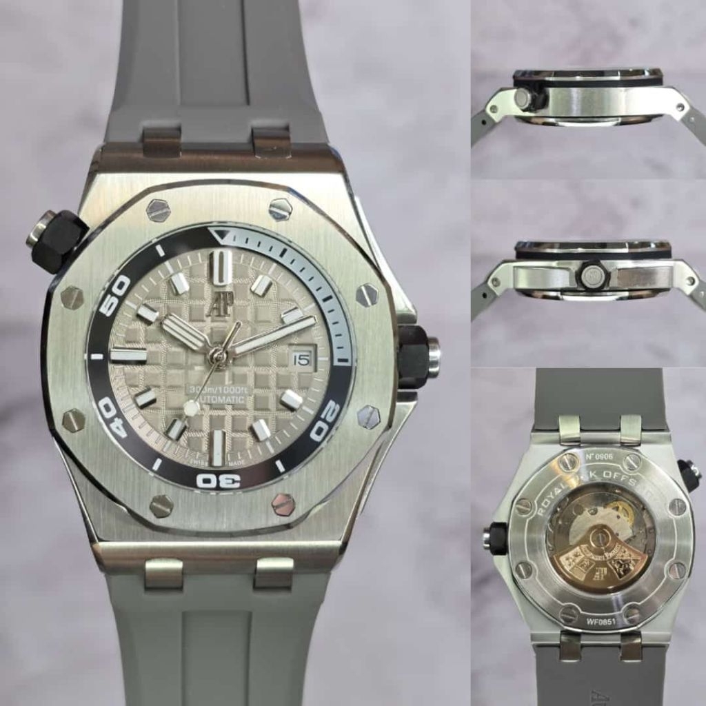 Jam tangan pria ADM Automatic 42MM Diver Stainless Japan