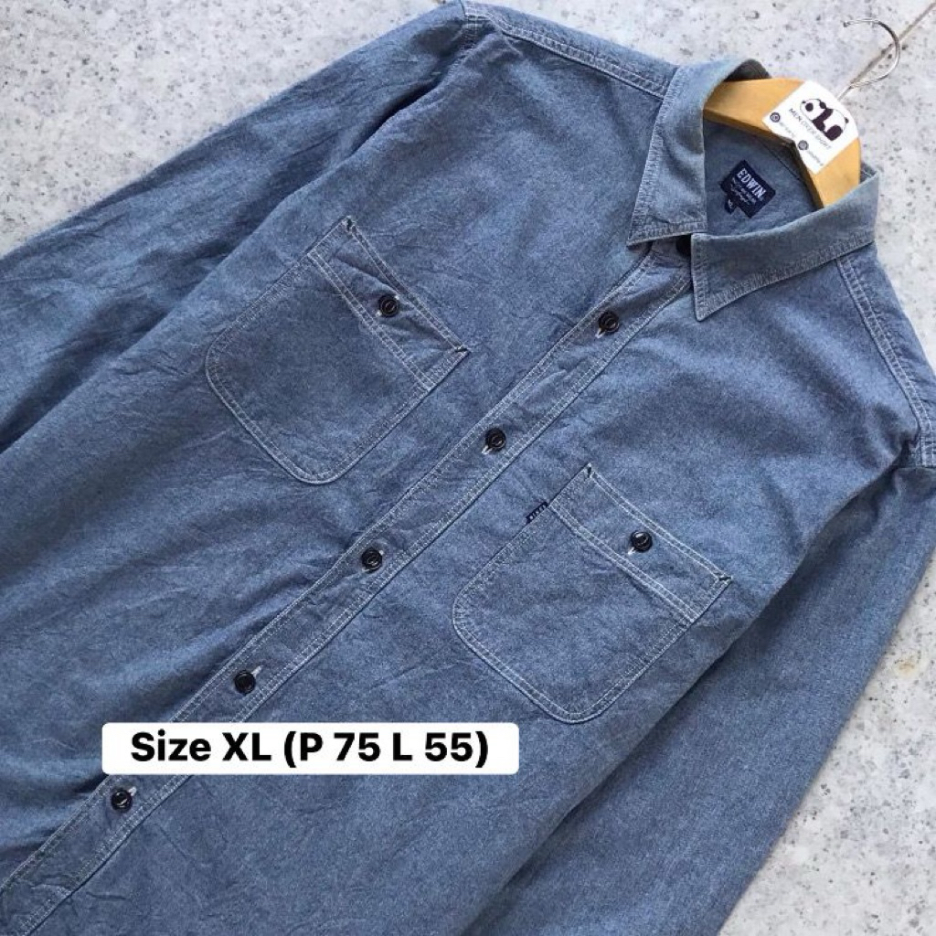 Kemeja Denim Edwin
