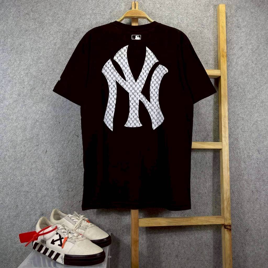 KAOS T-SHIRT NEW ERA YANKEES NY NEW YORK BIG BACK BANDANA LOGO HITAM