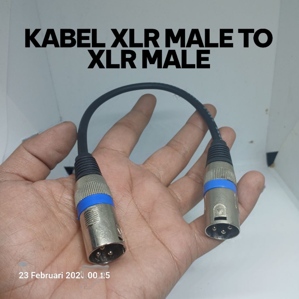 Kabel XLR Male to XLR Male Kabel Sambungan XLR