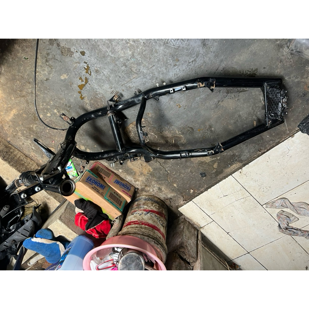 rangka yamaha xride 125 kode BY8 original copotan