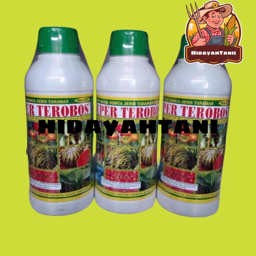 Super Terobos Padi 500 ml + zpt - Untuk Tanaman Padi Pupuk Cair Terbaik Original