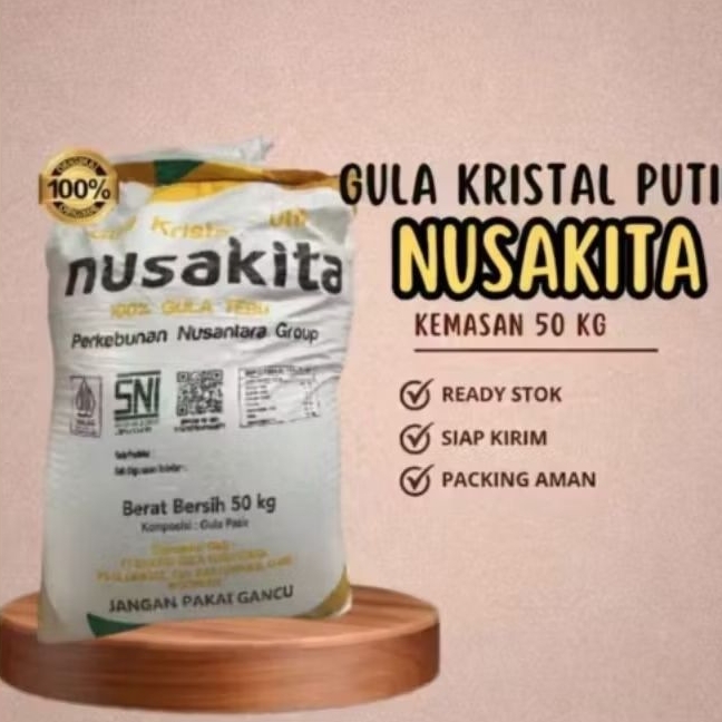 Gula Kristal Putih Nusakita 50 Kg