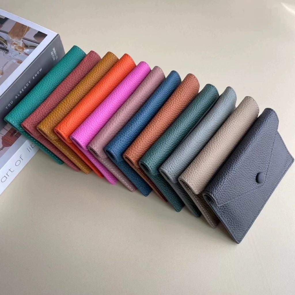 Small Wallet Envelope Leather Women Kasual Fashion